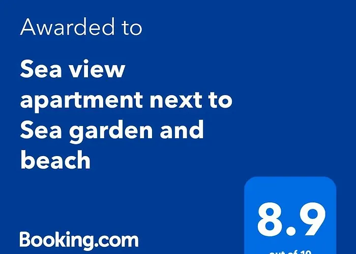 Sea View Apartment Next To Sea Garden And Beach