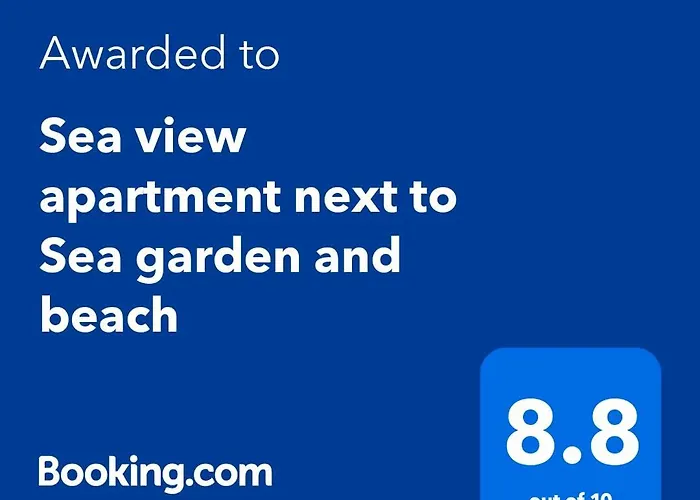 Sea View Apartment Next To Sea Garden And Beach